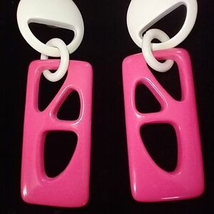 Genuine Lucite earrings